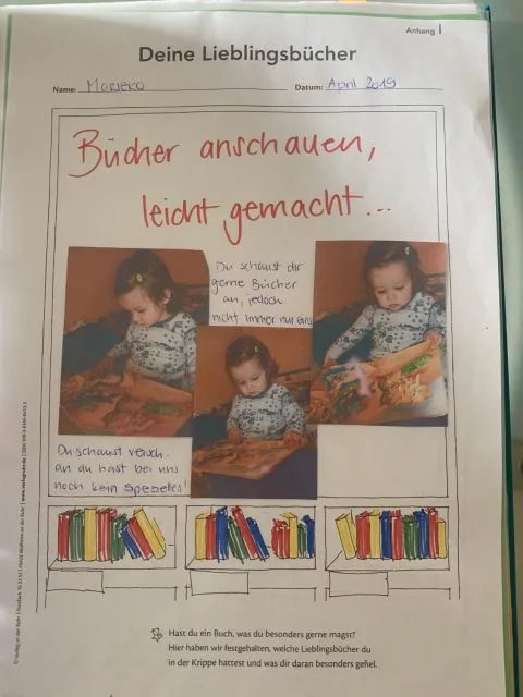 Portfolio-Ordner Buch