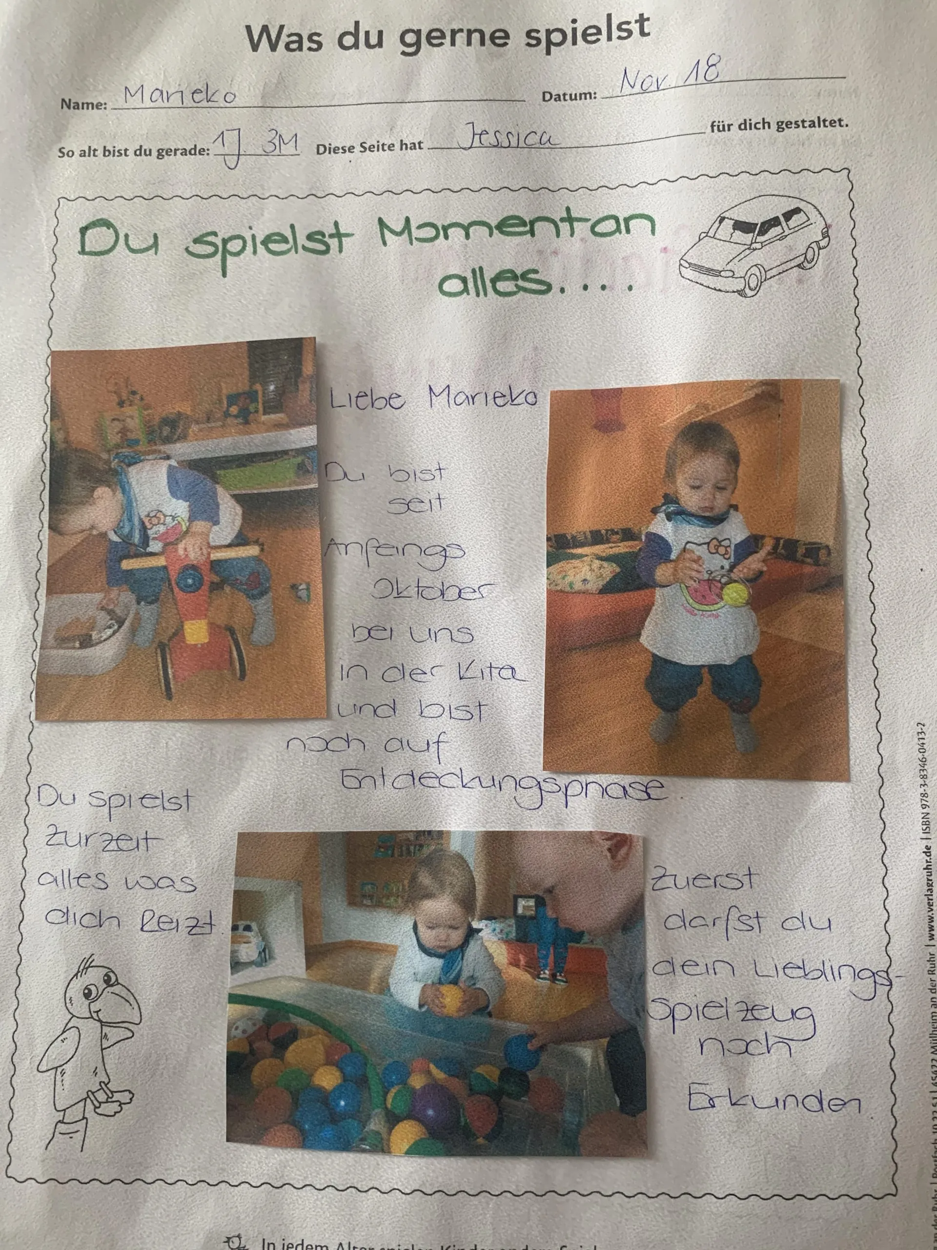 Was Du gerne spielst - Portfolio Seite