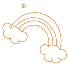 Regenbogen Dekoration